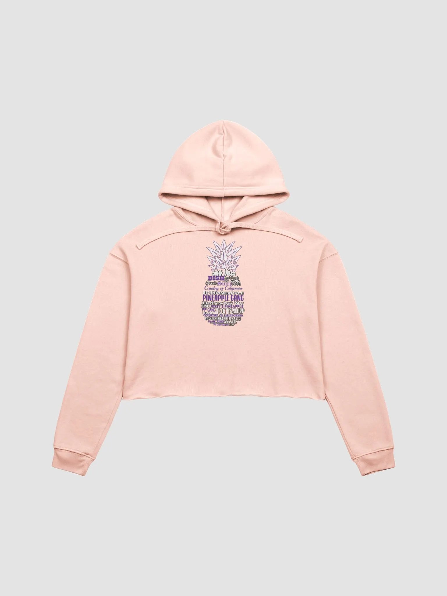 Pineapple Gang Crop Hoodie product image (2)