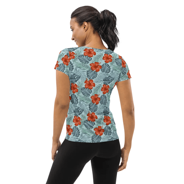 Palm Paradise | Women's Athletic T-Shirt product image (2)