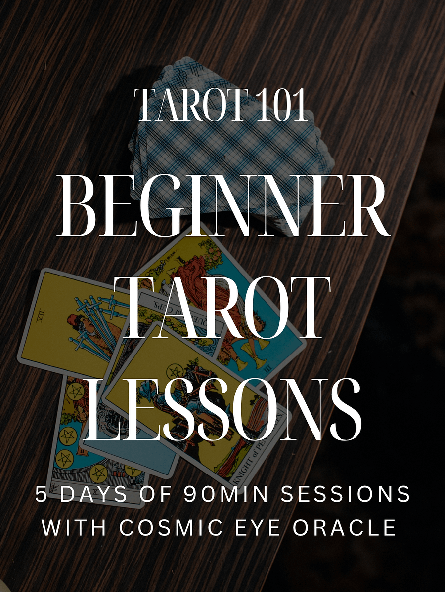 Beginner Tarot Lessons with Cosmic product image (1)