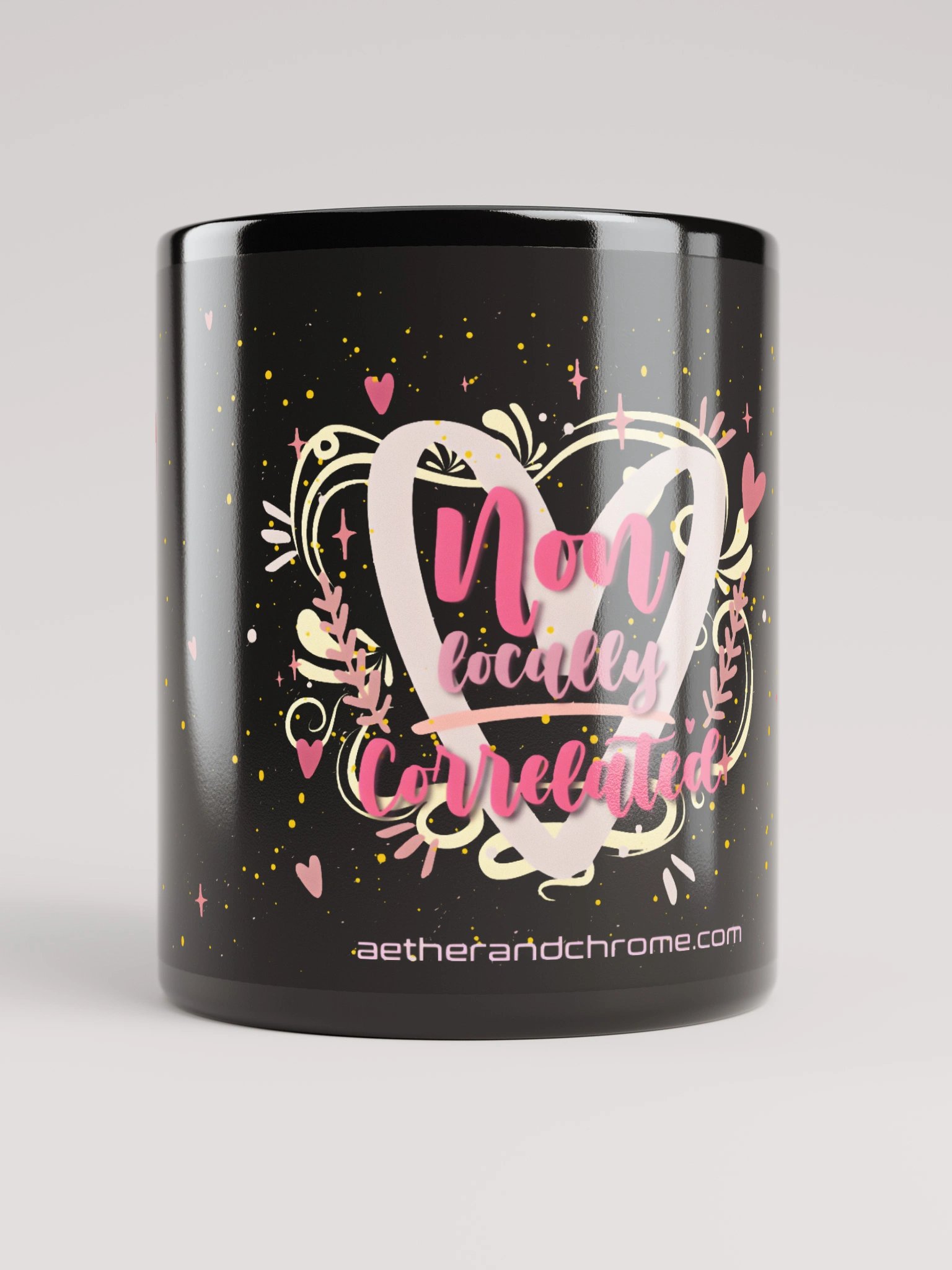 Non-Locally Correlated – Quantum Heart Mug product image (9)