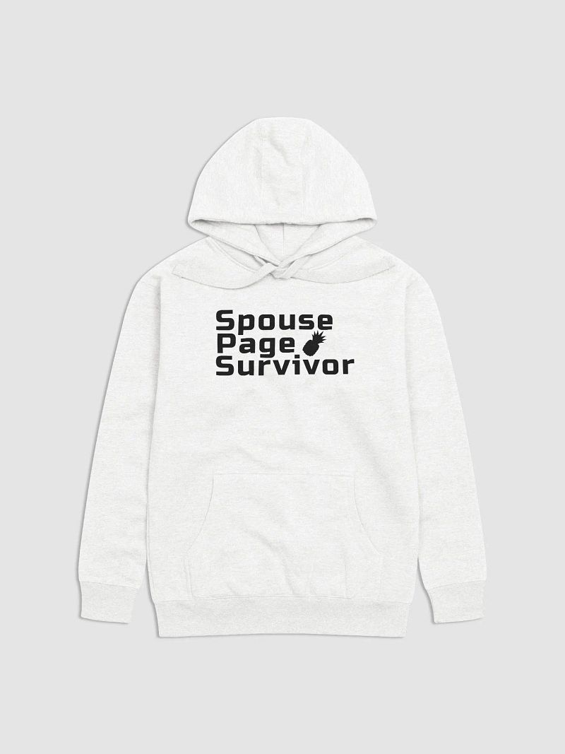 Spouse Page Survivor Hoodie (White)