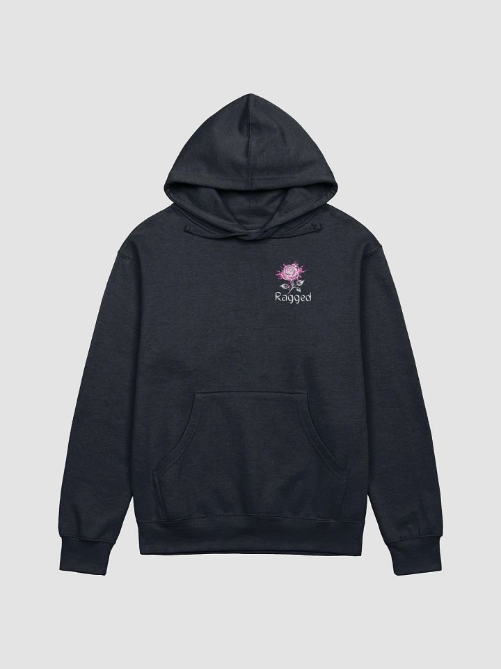 Ragged Rose Pink Blue Hoodie product image (1)