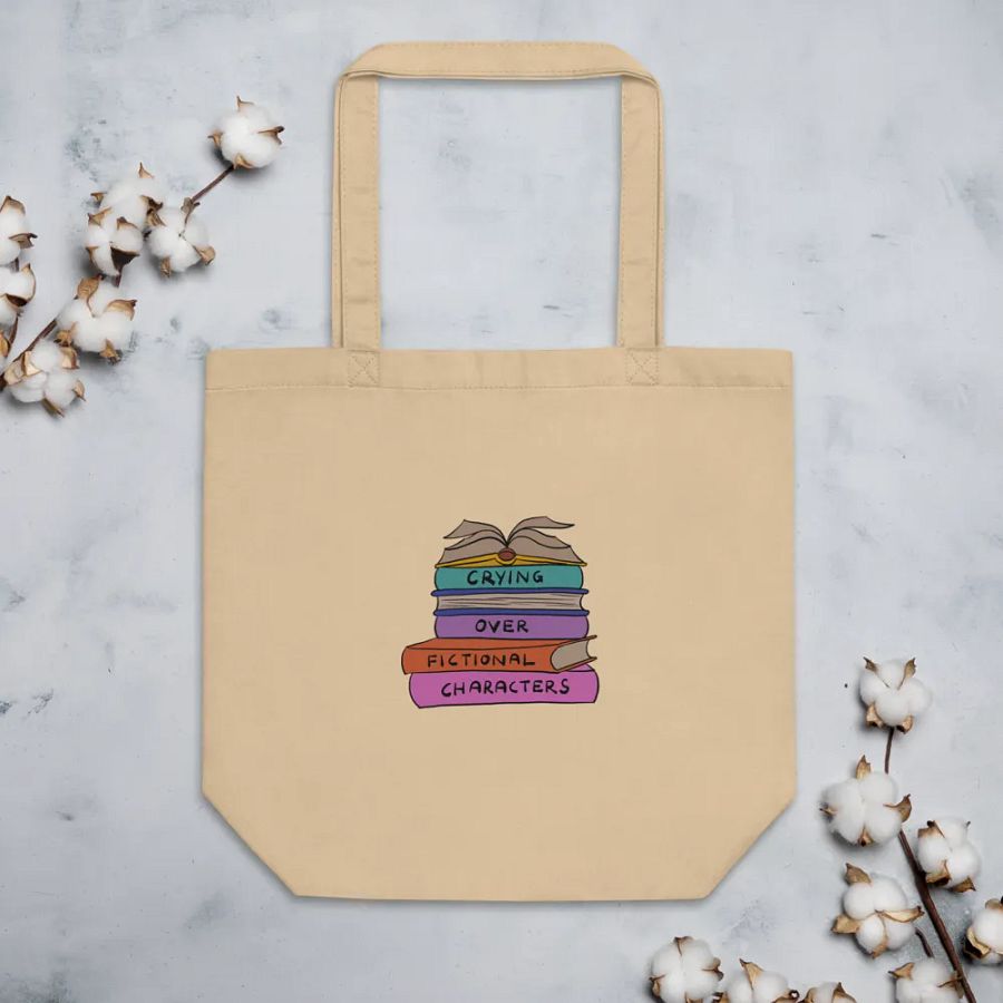 Crying Over Fictional Characters Tote product image (3)