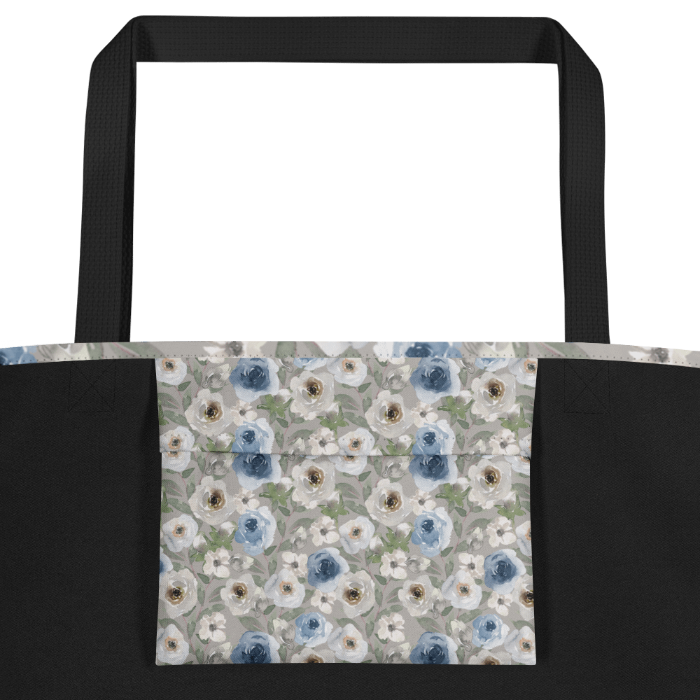 Grey Roses Tote Bag product image (2)