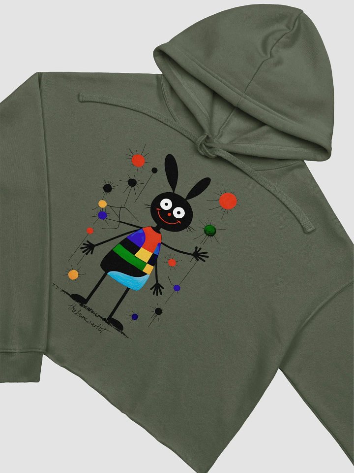 Bella+Canvas Fleece Crop Hoodie product image (1)