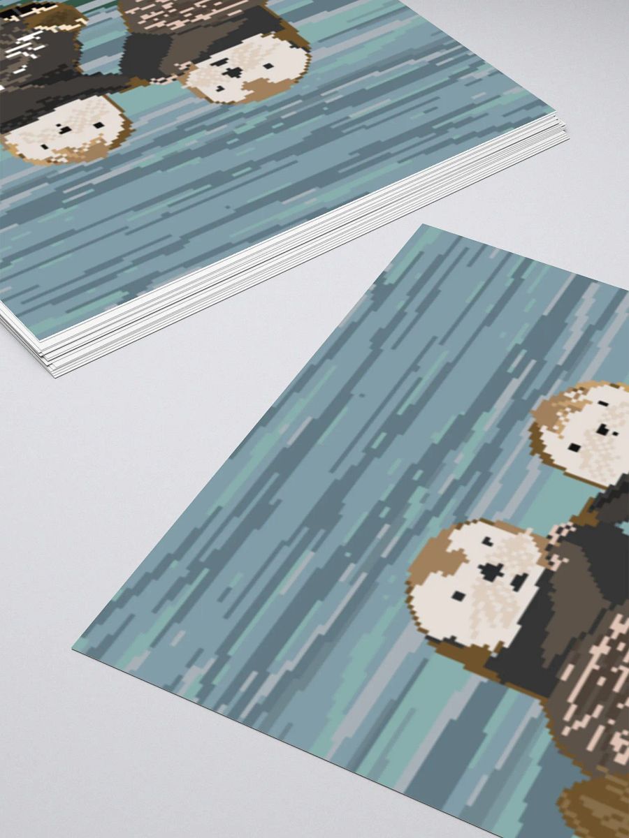 Otters holding hands sticker <3 product image (4)