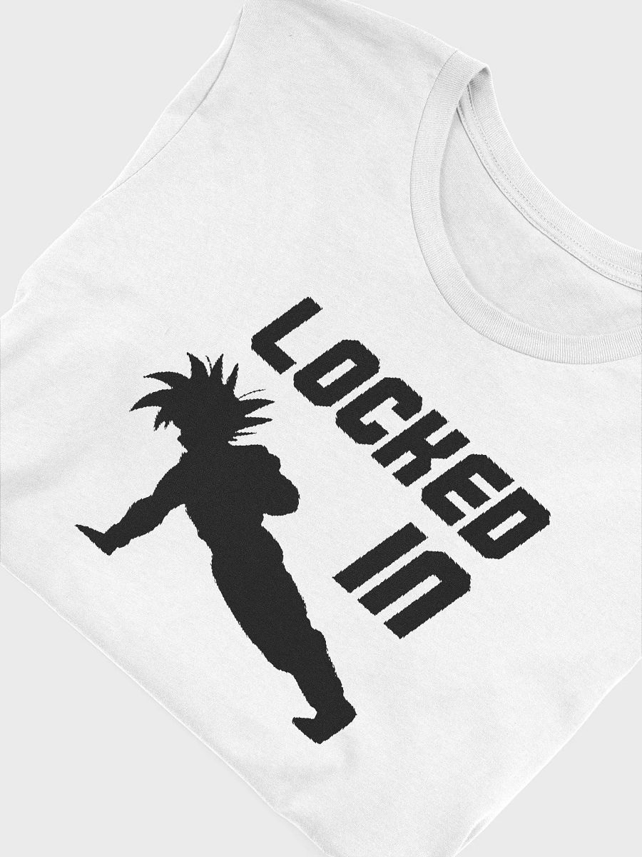 LOCKED IN t-shirt (black logo) product image (5)
