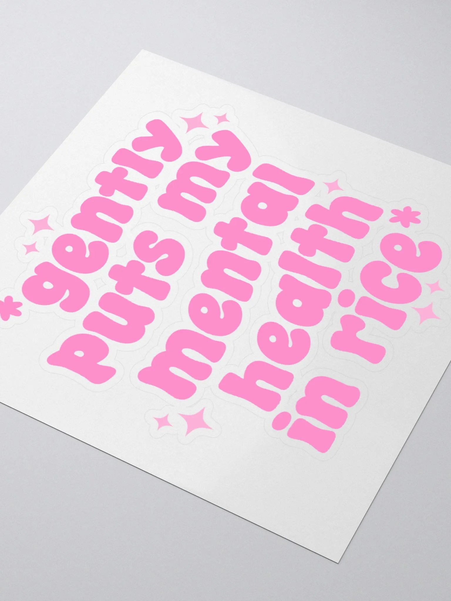 Put my Mental Health in Rice Sticker product image (6)