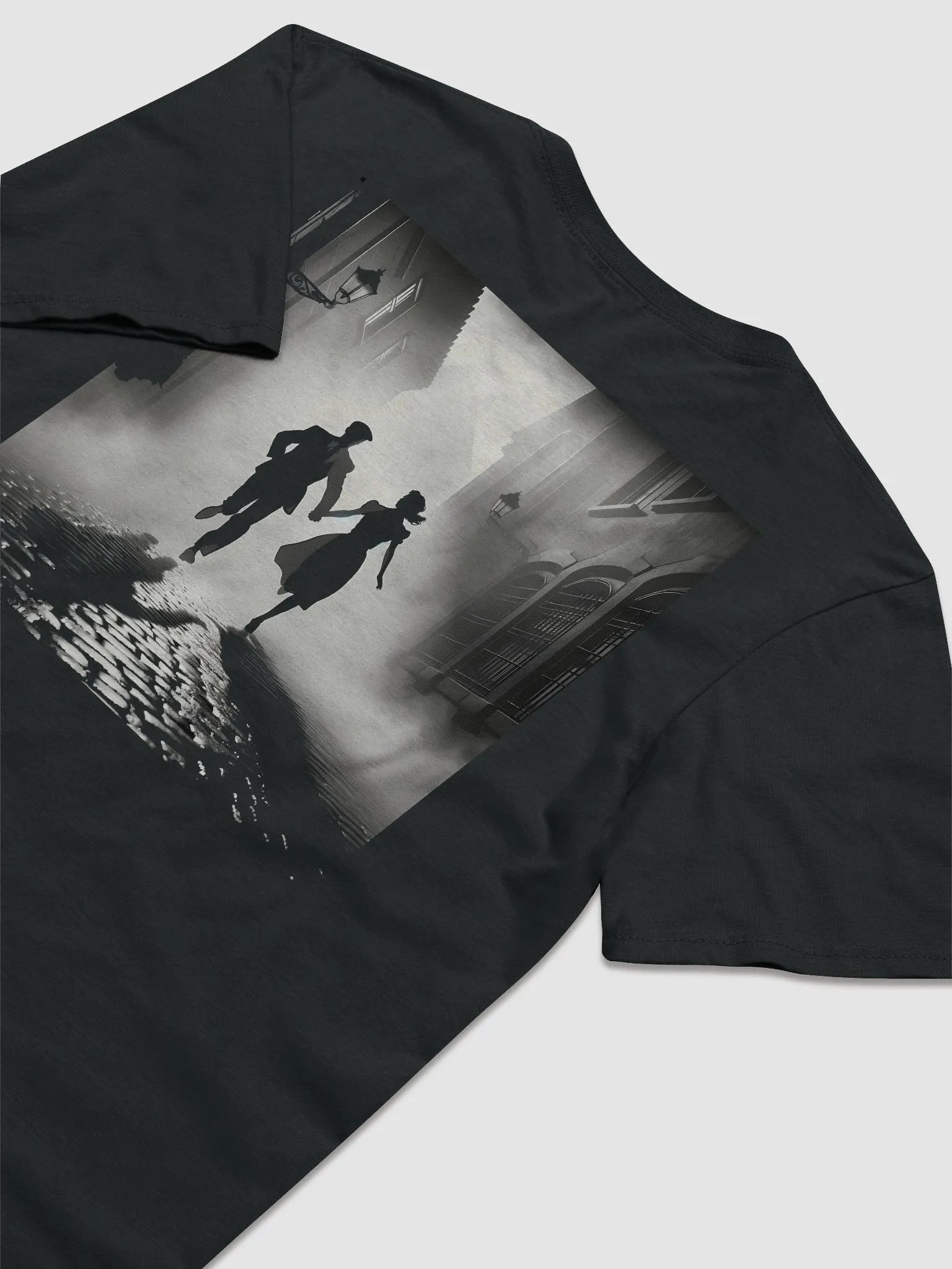 Fleeting Moments: A Noir Escape (Womens Tee) product image (6)