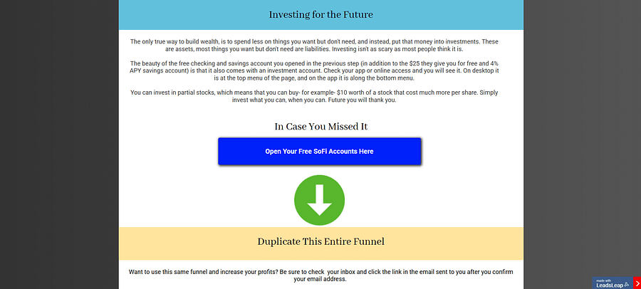 One-Page Marketing System Leads Leap Template product image (3)