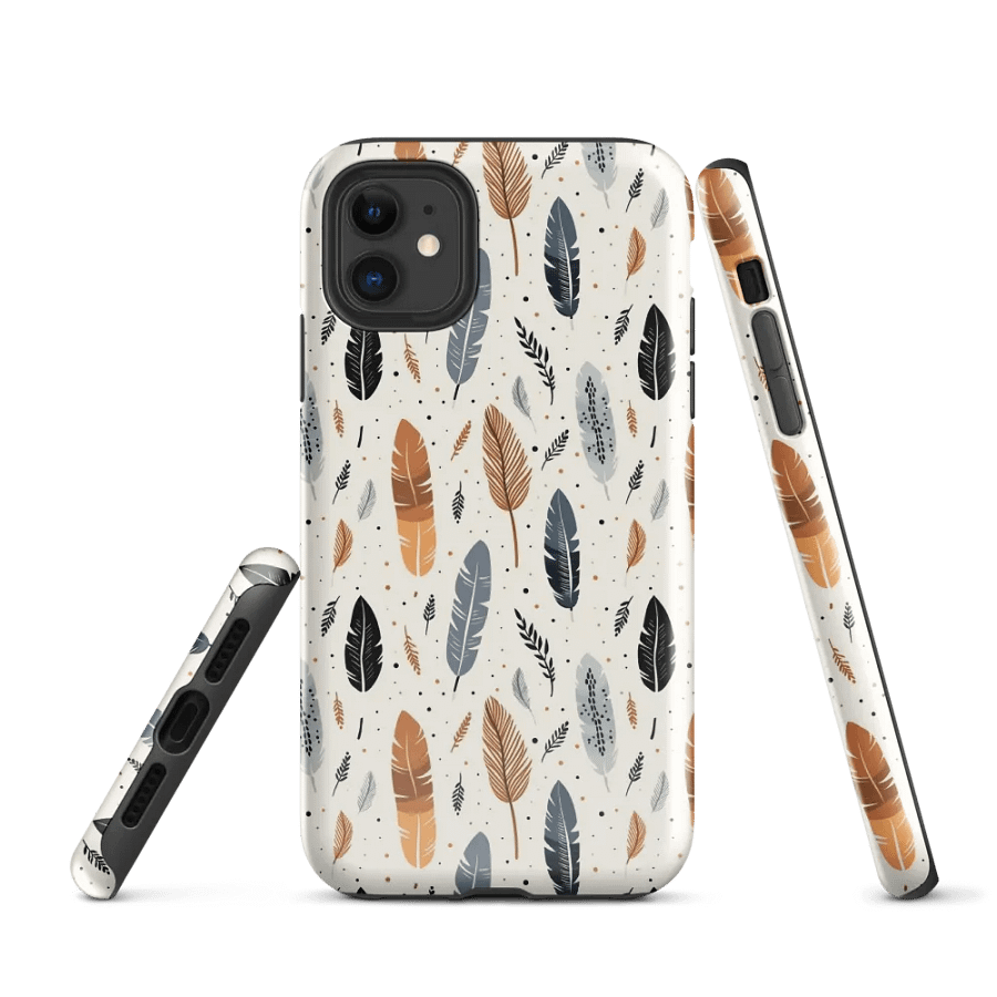 Whispering Feathers Tough iPhone® Case product image (1)