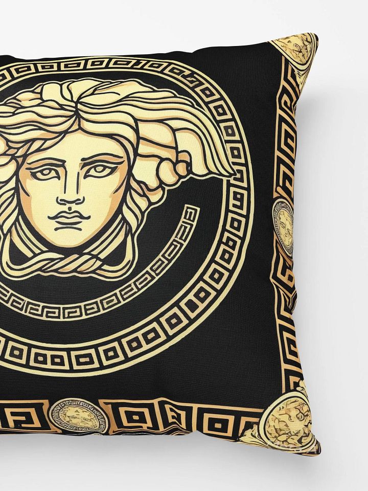 Golden Versace inspired All-Over Print Pillow product image (2)