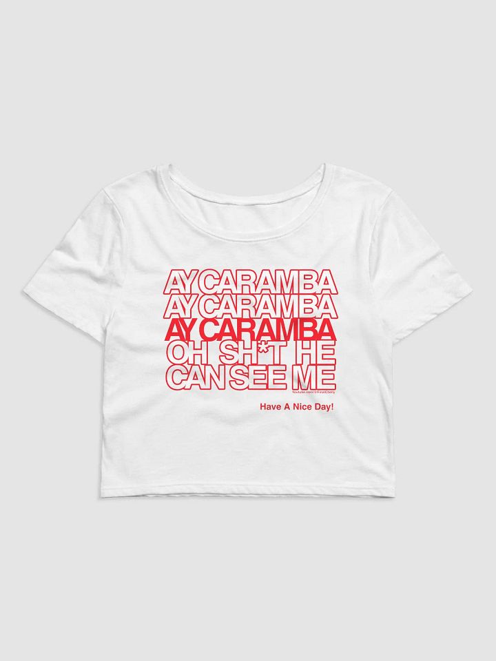Ay Caramba Womens Printed Crop Top product image (1)