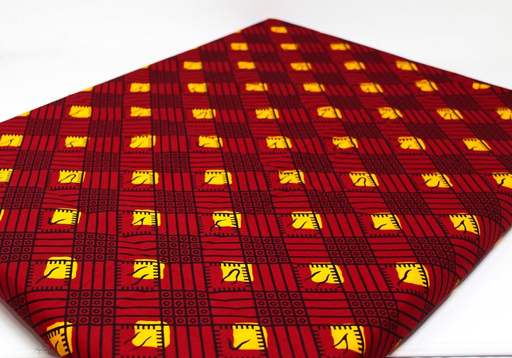 Tessuto Wax Print - Design Simboli Tradizionali - cod.562/B product image (2)