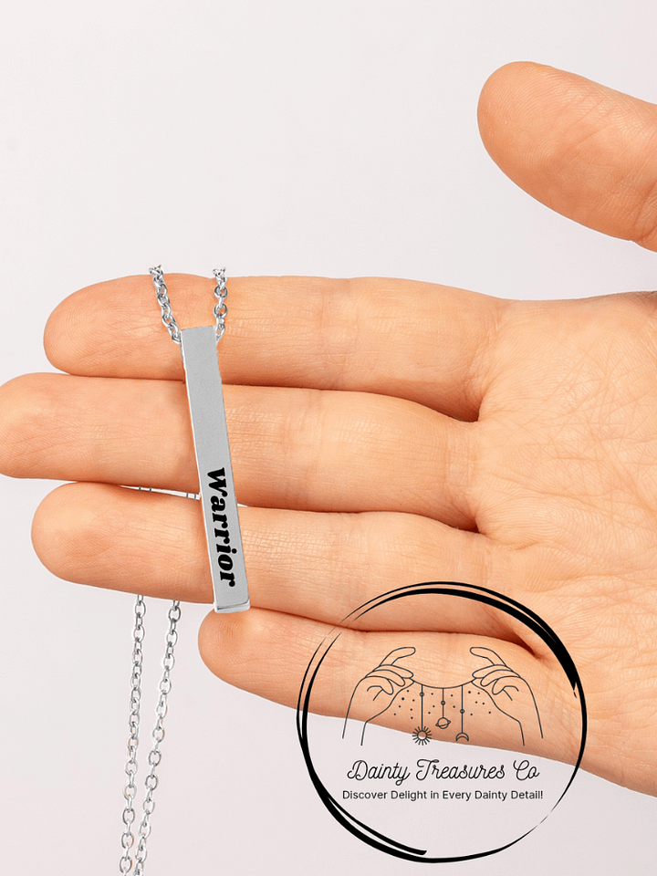 Warrior 3D Bar Necklace product image (1)
