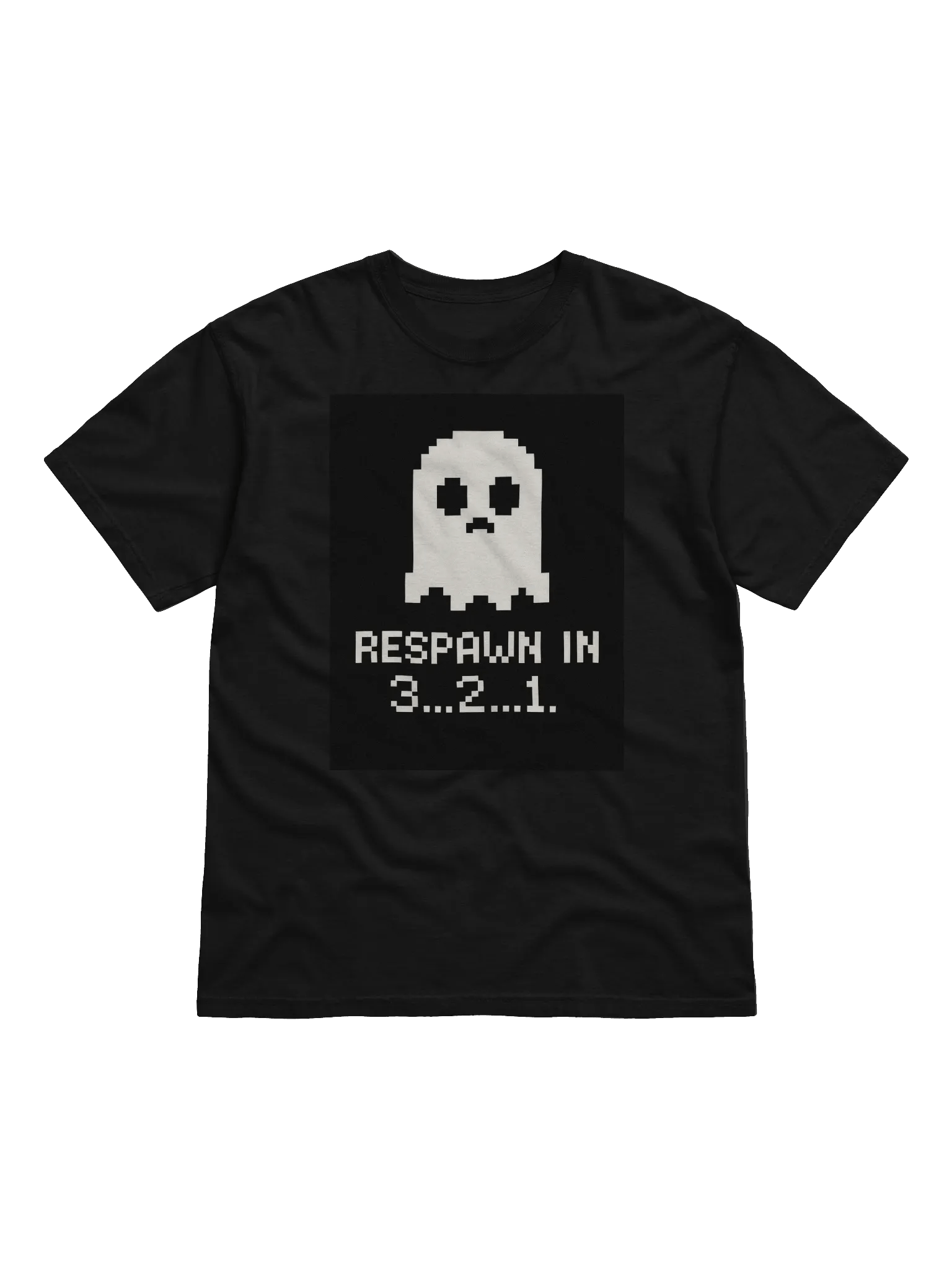Pixelated Ghost Respawn T-Shirt product image (1)