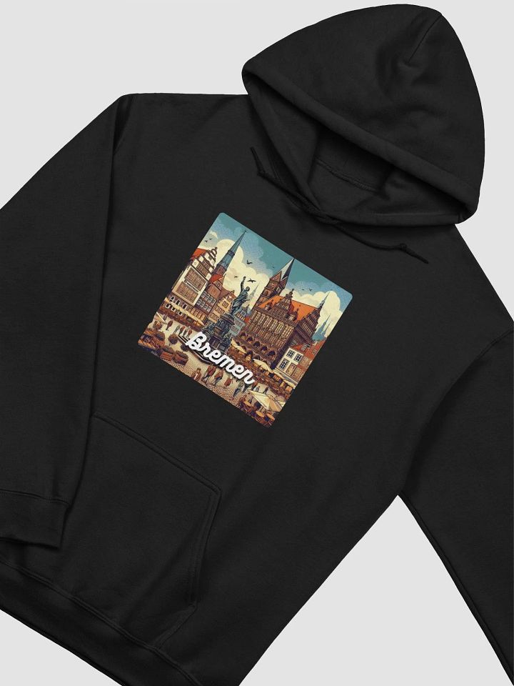 Gildan Classic Hoodie | AI Design Bremen city product image (1)