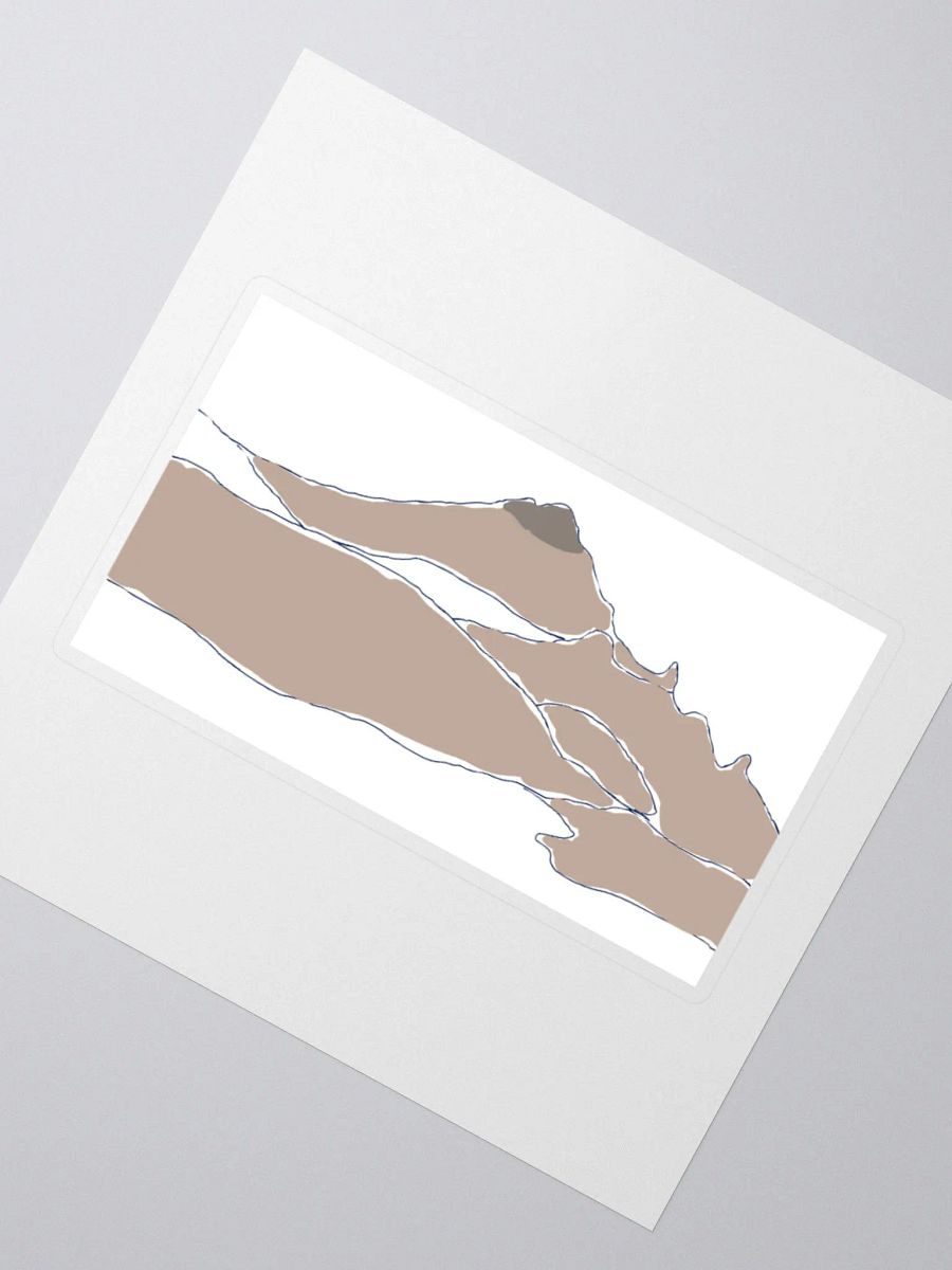 Gilbert Peak sticker (tan sketch) product image (4)