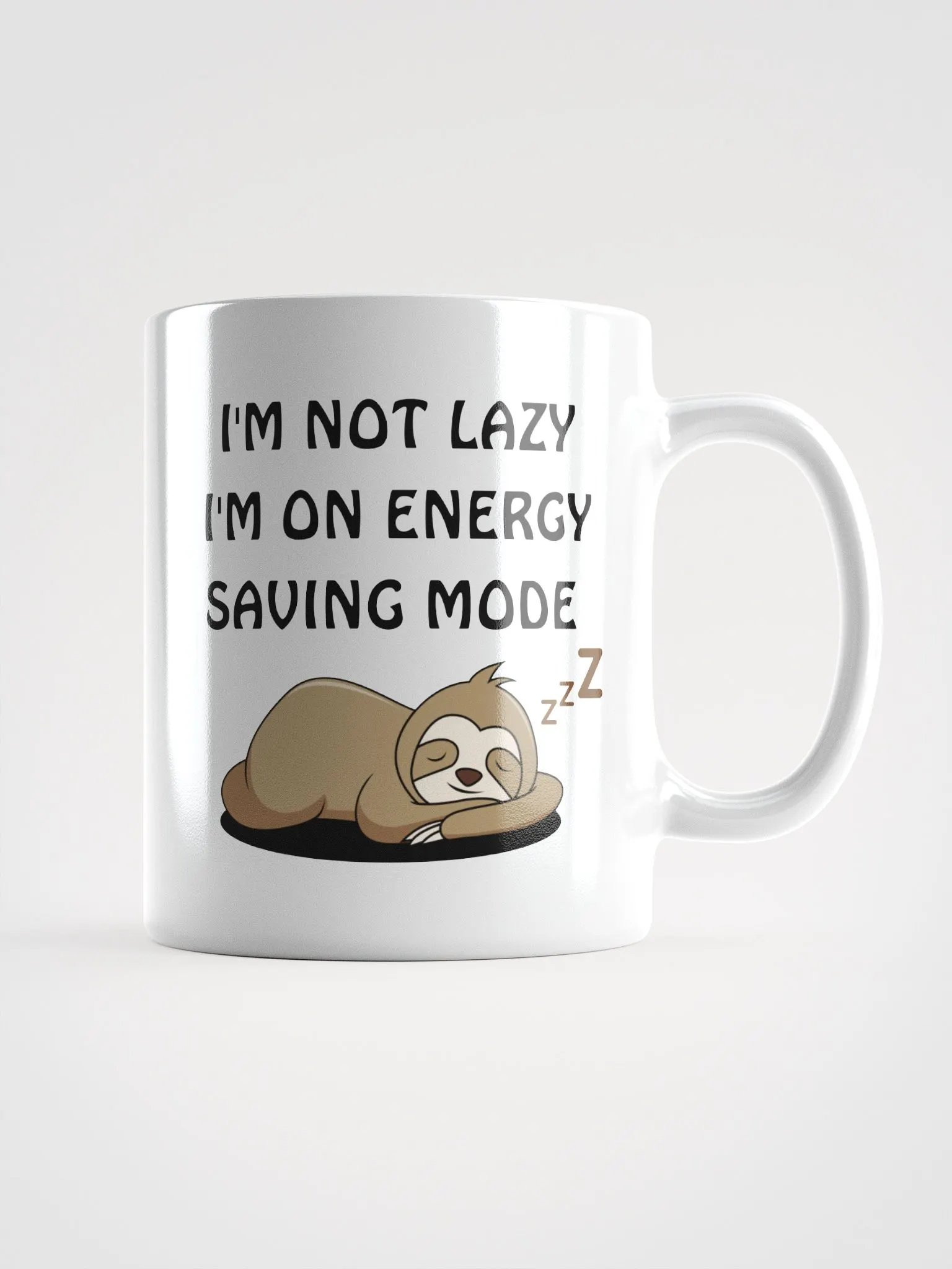 Energy Saving Mode Sloth Mug product image (1)