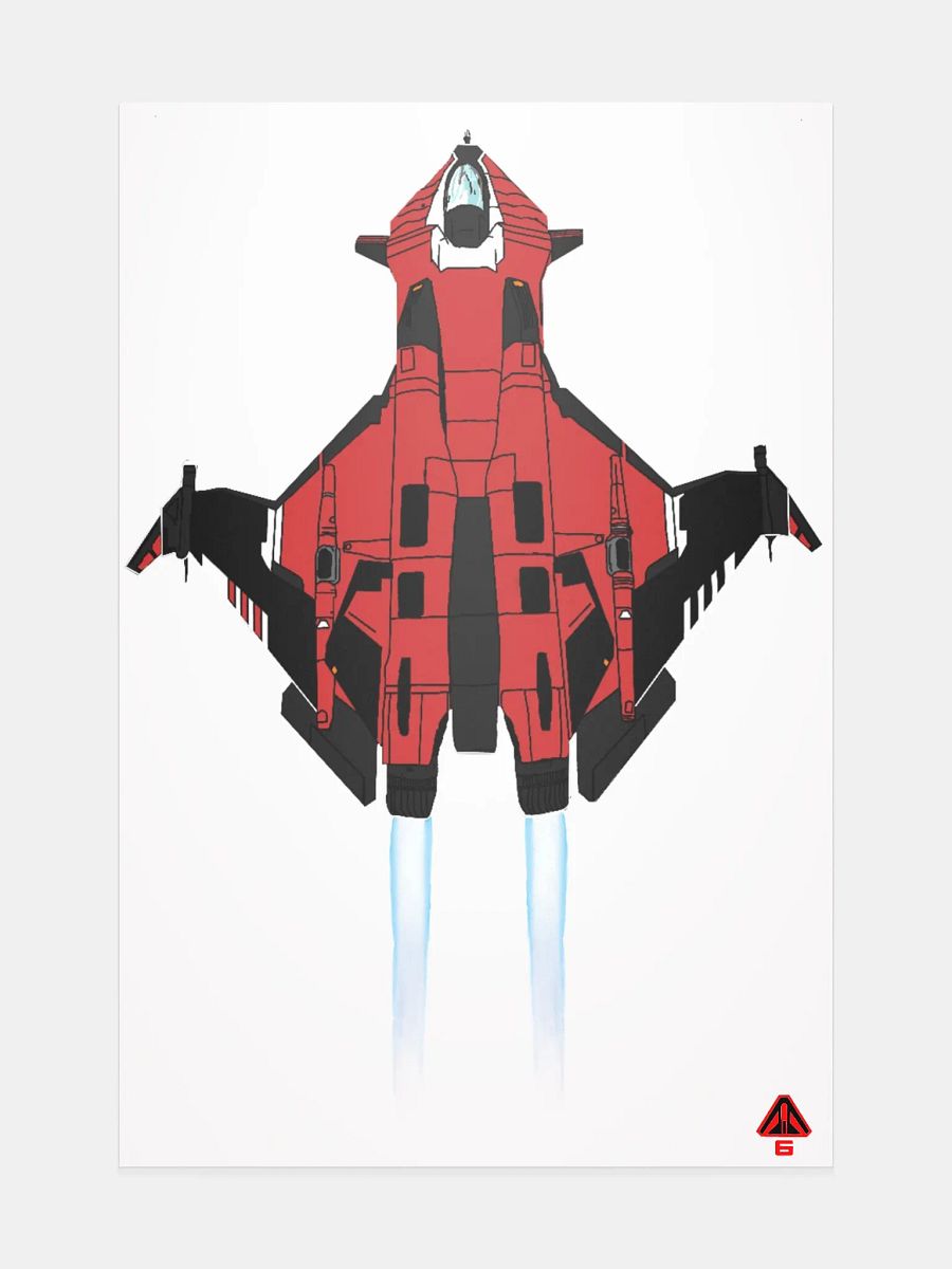 Custom Light Fighter Matte Poster product image (5)