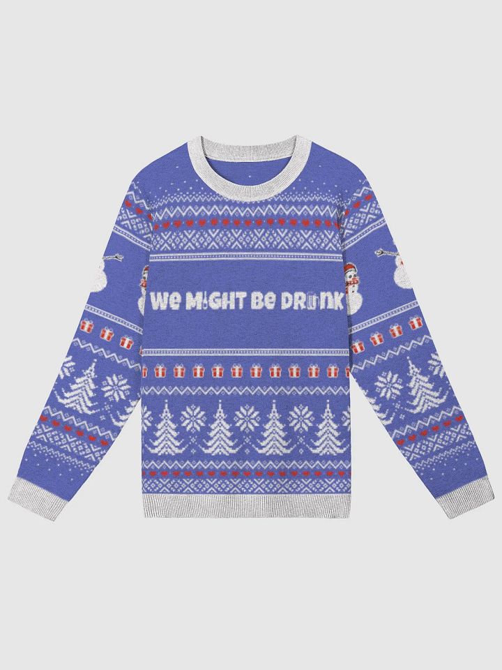Blue Tree Knit Sweater product image (2)