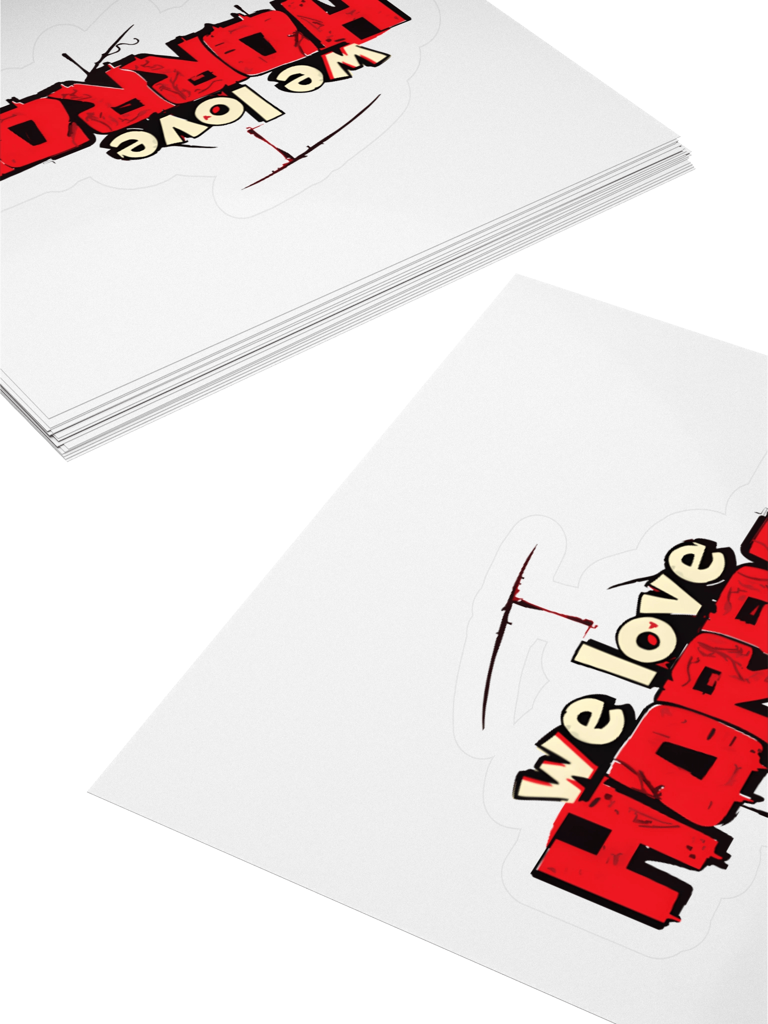Horror Love Kiss Cut Stickers product image (4)