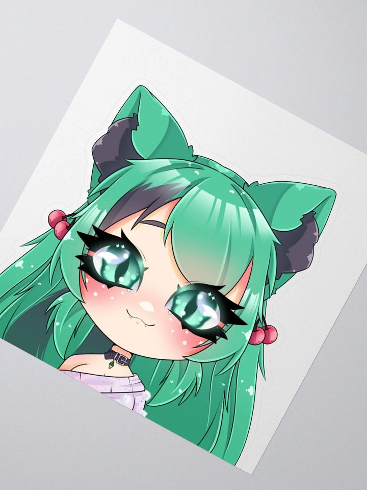 Mintzey Moon Half Chibi (Sweater) (Half Border) Sticker product image (6)