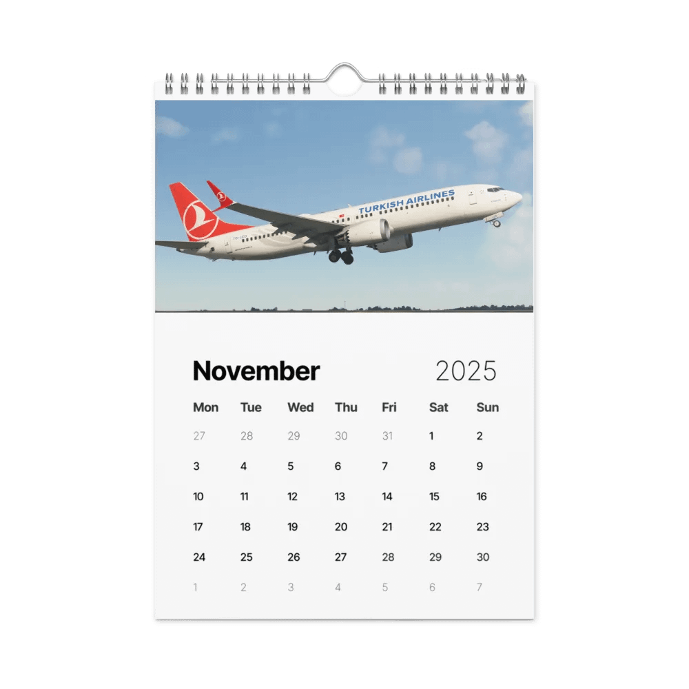 2025 Wall Calendar! Best Of: Flight Sim Screenshots! product image (11)