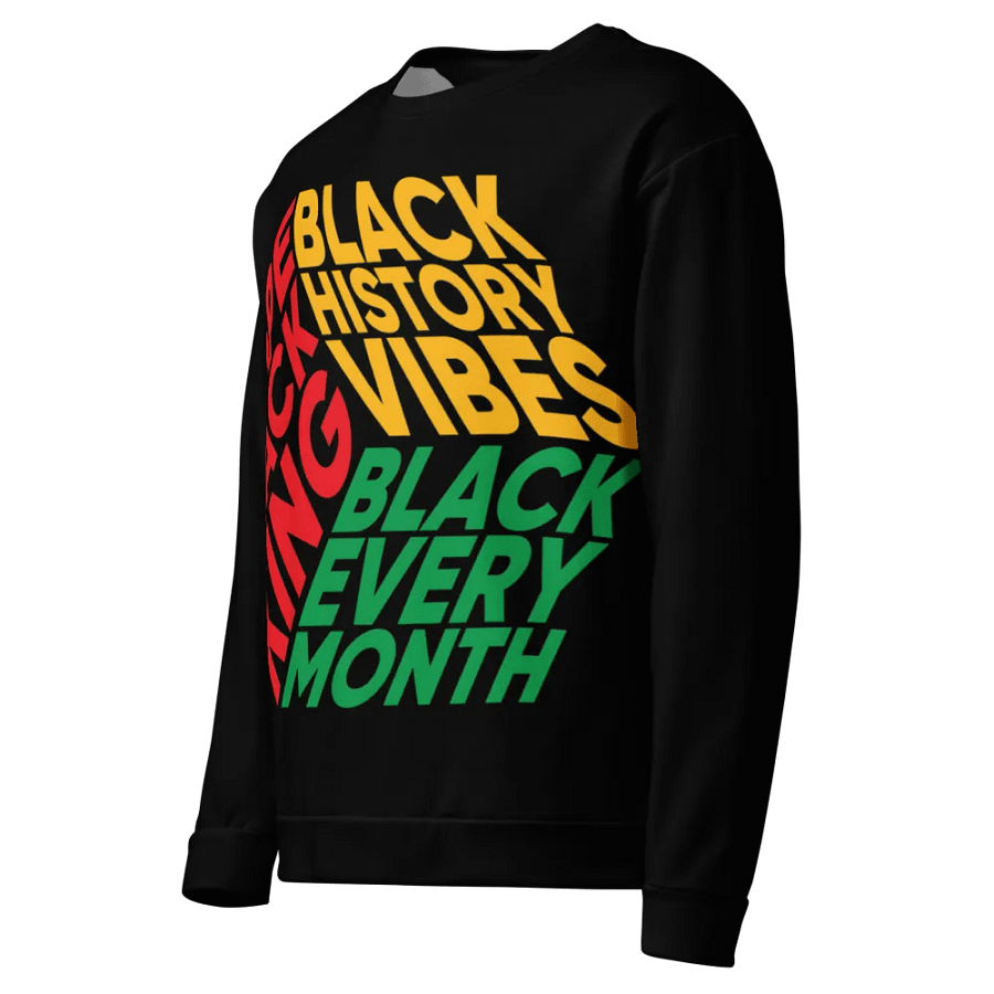 Black History Vibes All-Over Sweatshirt product image (8)