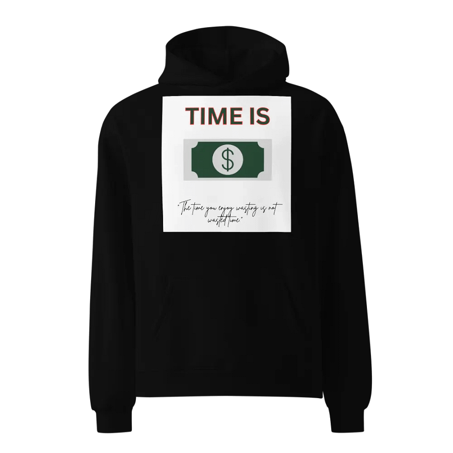 Time is Currency Oversized Hoodie product image (1)