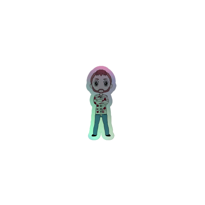 BeardMan Holographic Sticker Set product image (1)