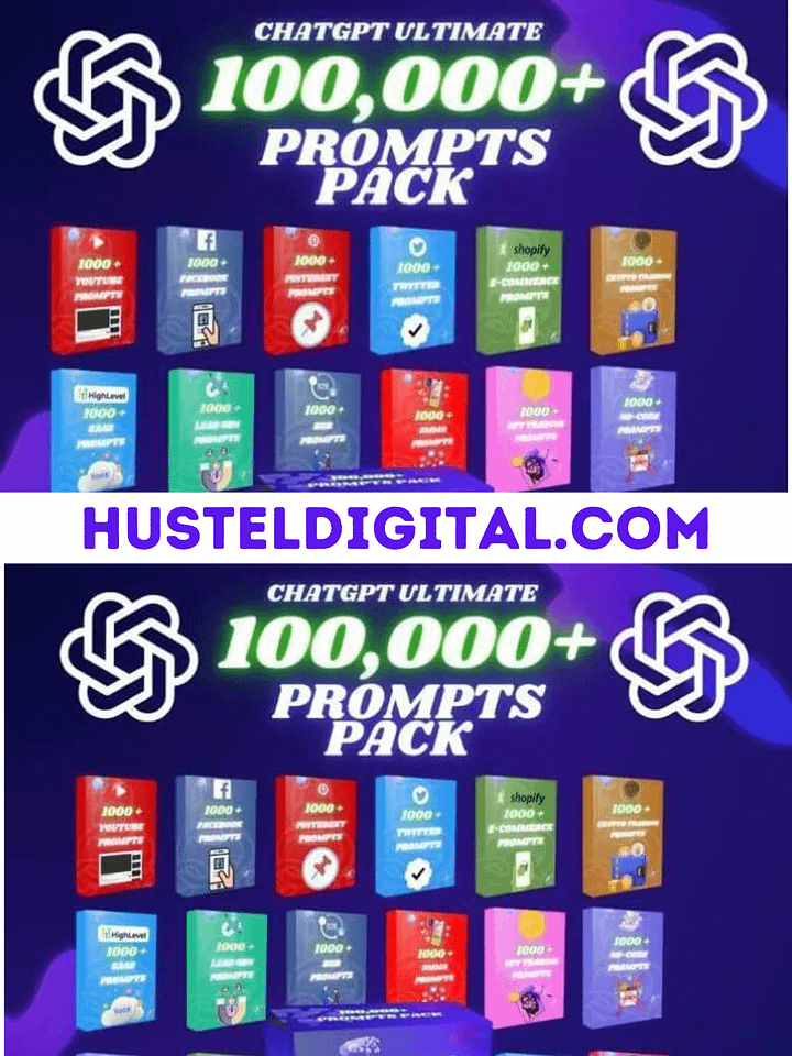 100,000+ Ultimate ChatGPT Prompts Pack product image (1)