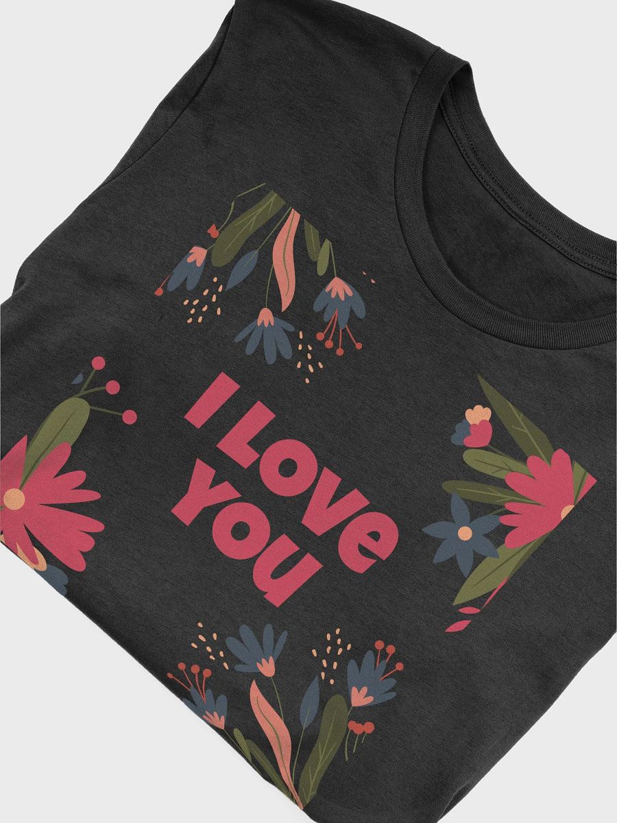 Valentine's day Floral Love Statement Tee product image (46)