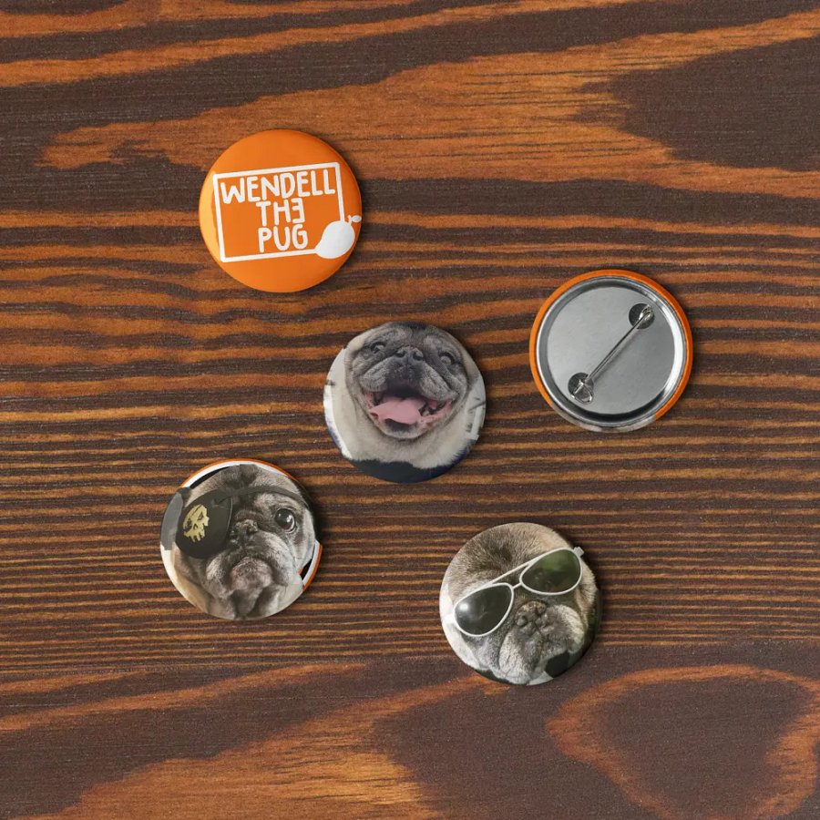 [Button Set] Faces of Wendell product image (6)