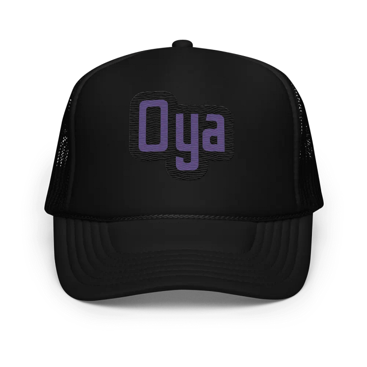Oya Purple Foam Trucker Hat product image (1)