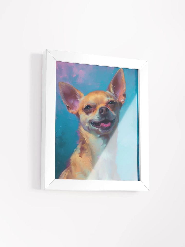 Vibrant Chihuahua Impressions Framed Poster product image (2)