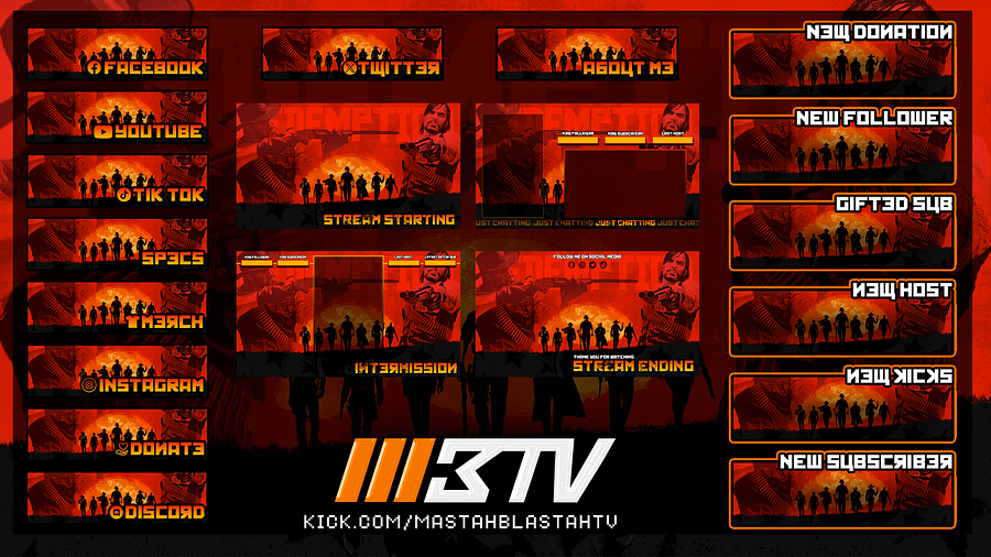 RED DEAD Overlays product image (1)
