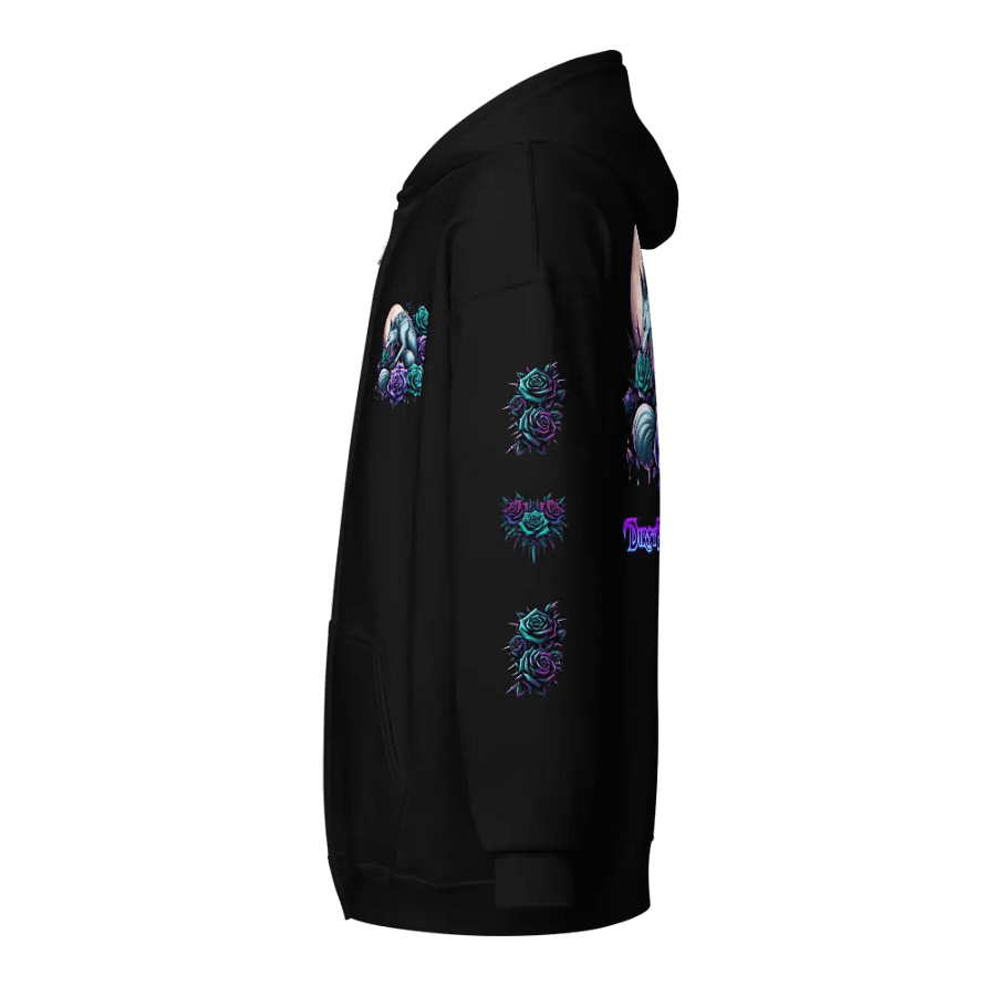 Mystical Wolf Protector Fantasy Zippered Hoodie product image (4)