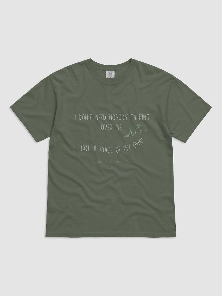 Voice of My Own - Lyric T-Shirt product image (21)