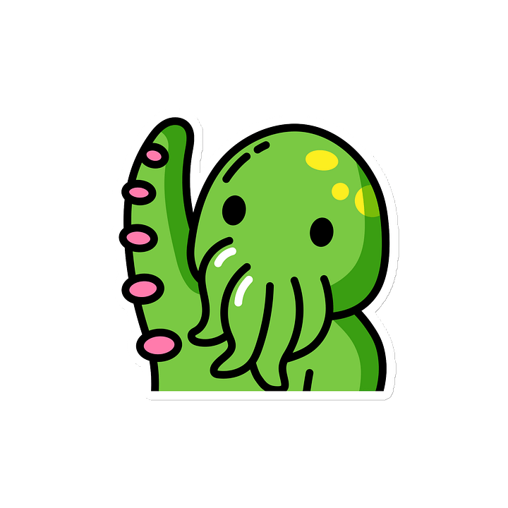 Cthulhu Hello Emote Magnet product image (2)