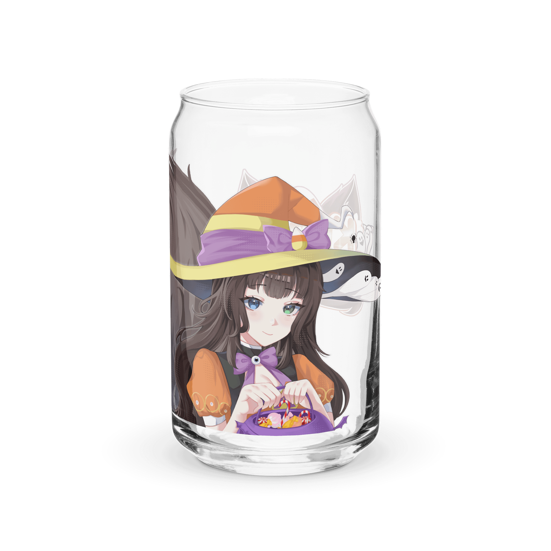 KrazyCandyCat "Spooky Sweet" Glass Cup product image (1)