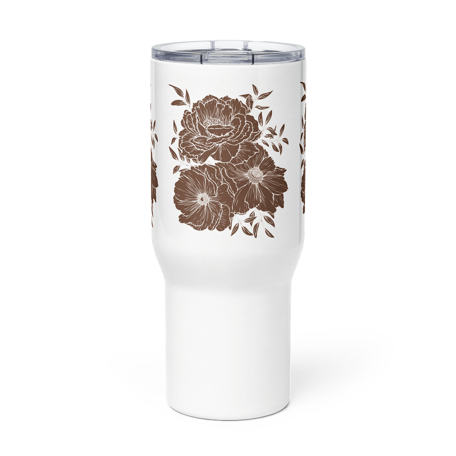 Floral Fusion Stainless Steel Travel Mug product image (6)