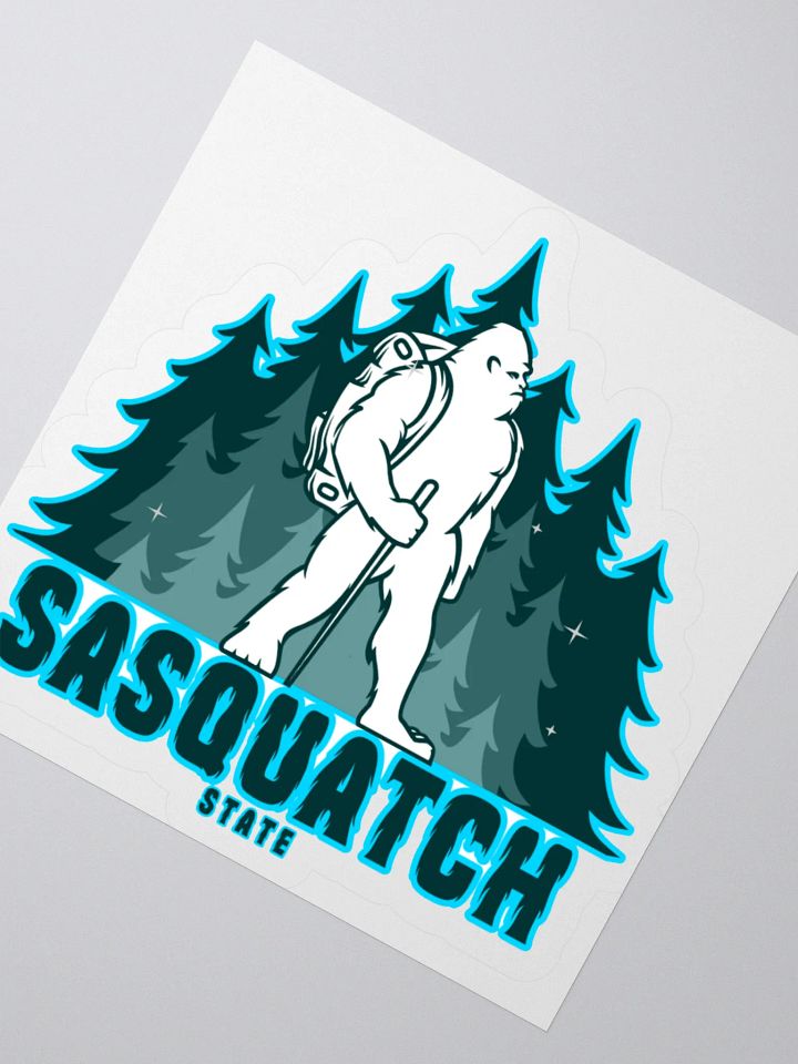 Sasquatch State Sticker (3 Sizes) product image (5)