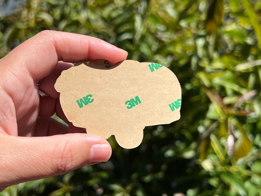 Miss Adventure Teardrop Trailer Wood sticker product image (2)