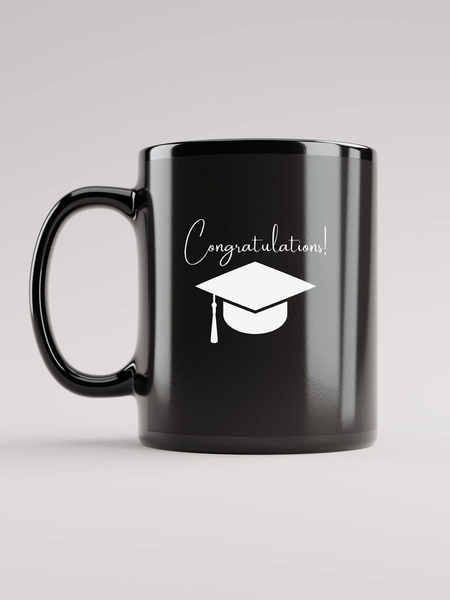 Congratulations Black Mug product image (11)