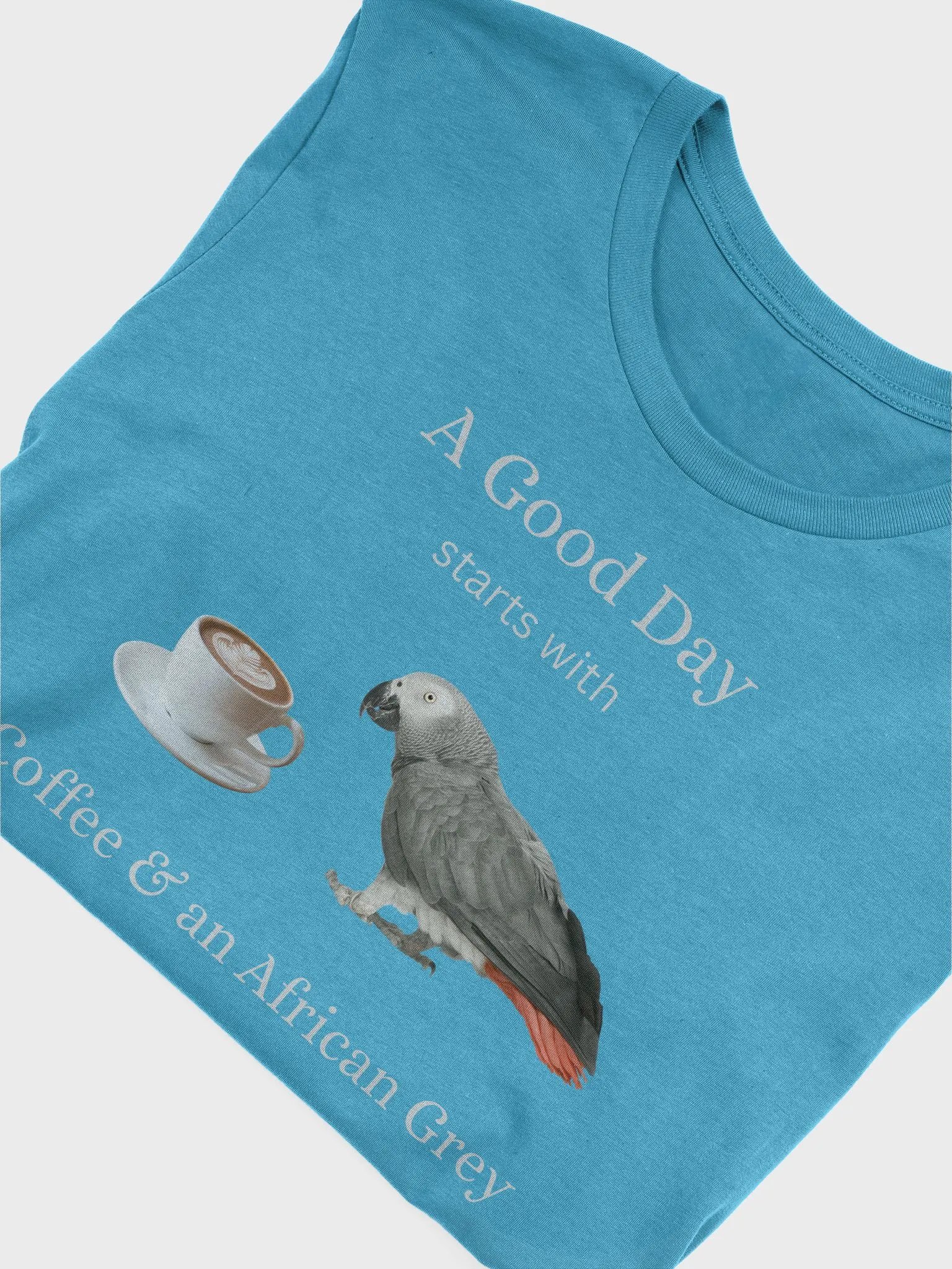 Coffee & Parrot Unisex T-Shirt product image (3)
