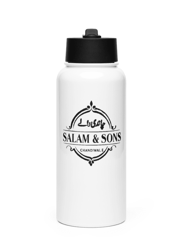 SALAM & SONS CHANDIWALE Official Stainless Steel Water Bottle with a Straw Lid product image (1)