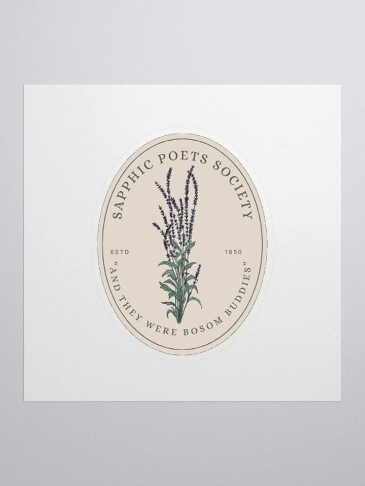 Sapphic Poets Society Sticker product image (1)