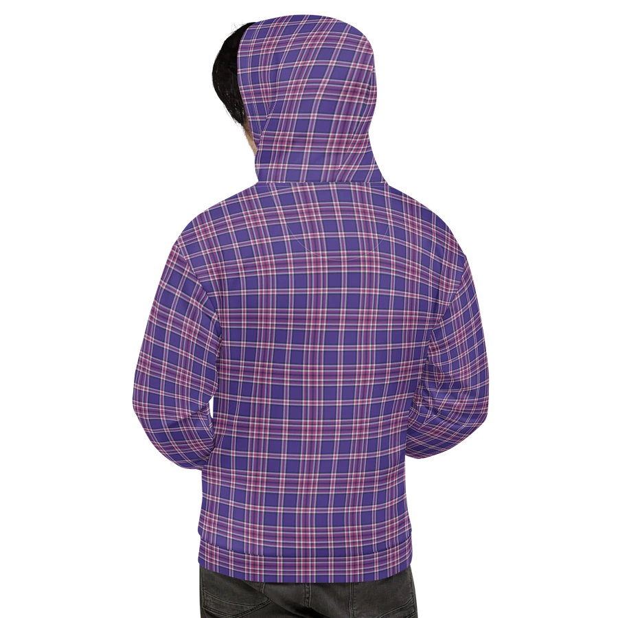 Purple Orchid and Violet Plaid Hoodie product image (9)