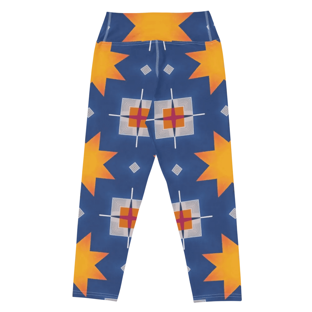 Geometric Glow Capri Leggings product image (2)
